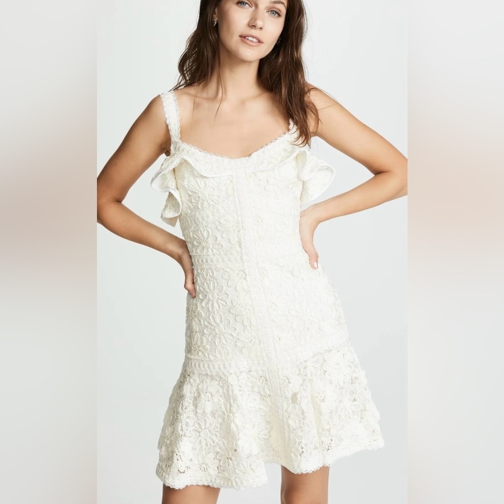 Alexis White Lace Mini Dress
